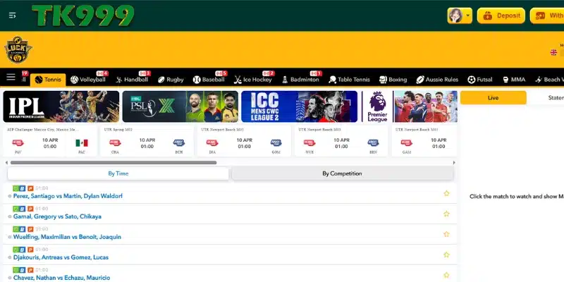 Cricket Betting at TK999