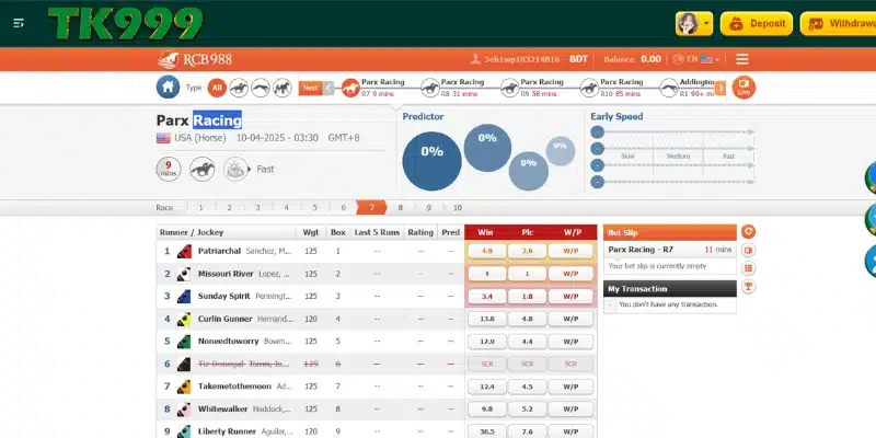 Horse Racing at TK999